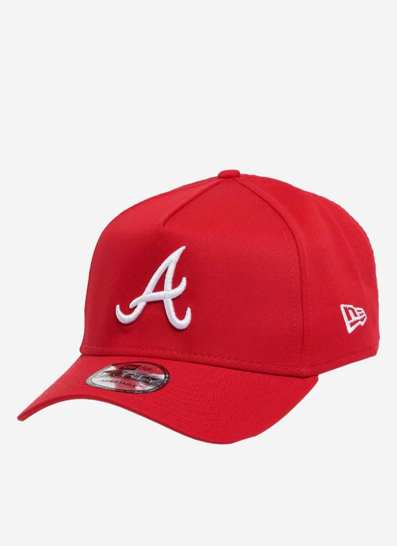 Custom red ATL snapback