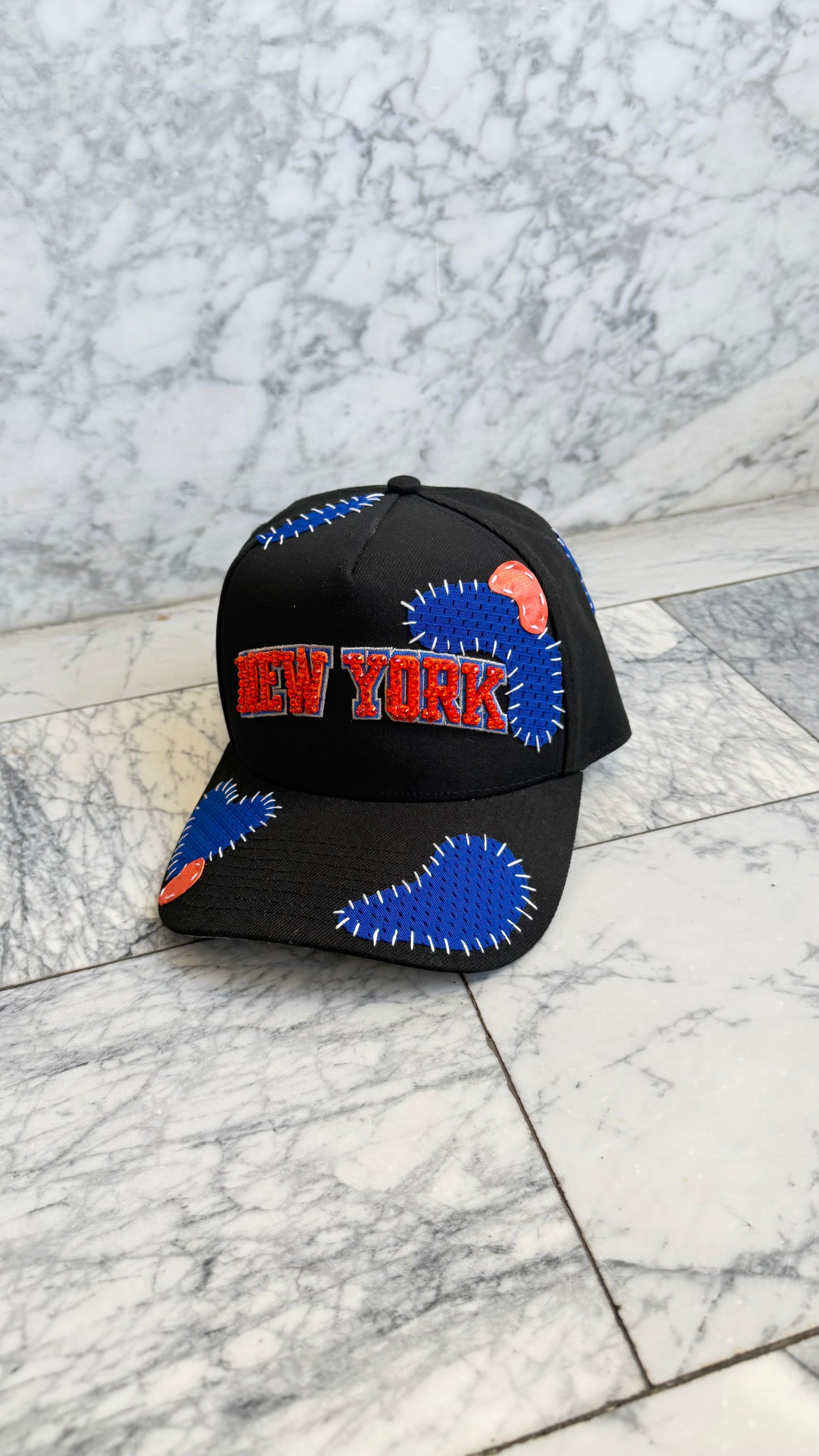 Custom Knicks Patchwork Snapback